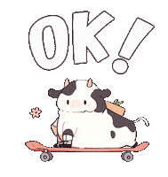 Skateboard Ok Sticker