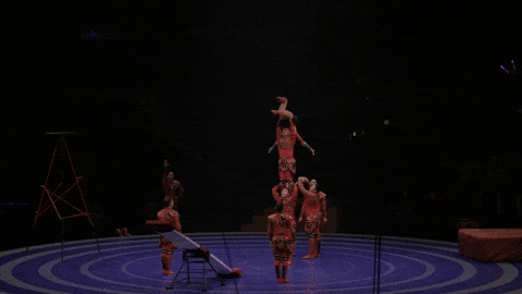 Circus Backflip GIF by Ringling Bros. and Barnum & Bailey
