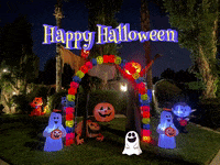 ChinoHIllsHusky happy halloween GIF