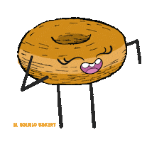 elbolillobakery dance party food sweet Sticker