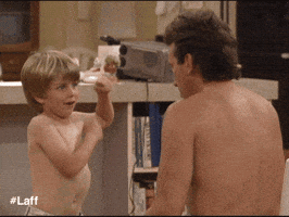 Flexing Home Improvement GIF by Laff