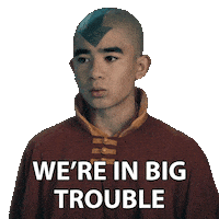 Avatar The Last Airbender Problem Sticker by NETFLIX