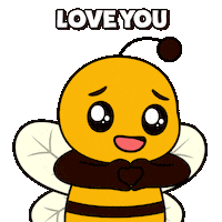 Youre The Best I Love You Sticker by Plan Bee Studios
