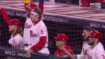 Excited Bryce Harper GIF by MLB