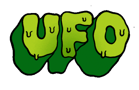 Ufo Alien Aliens Sticker by Russell Taysom