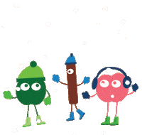 seasons greetings fun Sticker by GoGo squeeZ