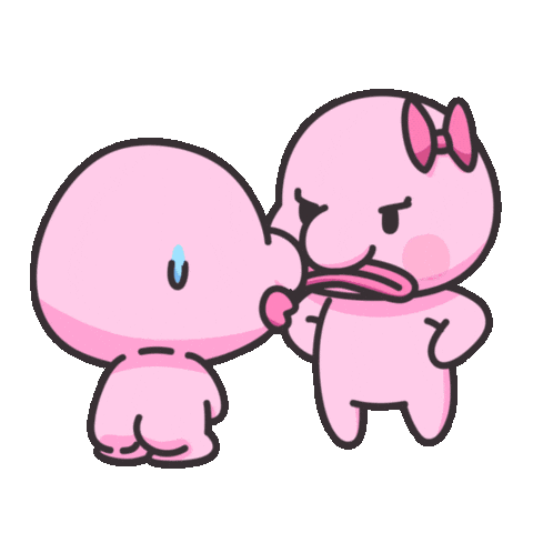 bebbobbop giphyupload animation cartoon slap Sticker