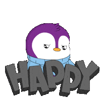 Happy Celebration Sticker by Pudgy Penguins