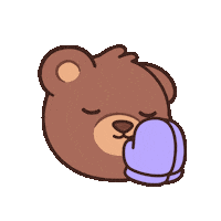 Teddy Bear Thank You Sticker by BEARISH