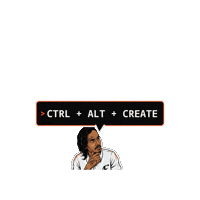 Ctrl Alt Yes Sticker by TEAM AF