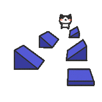 Jump Ninja Sticker by yomoyeah