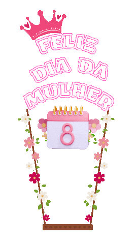 Feliz Dia Da Mulher Sticker