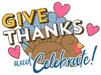 Give Thanks Hearts Sticker by Bath & Body Works