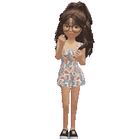 elistorycriativo girl menina garota dancinha Sticker
