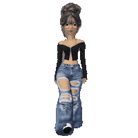 elistorycriativo girl menina garota andar Sticker