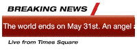 breaking news Sticker by Good Omens