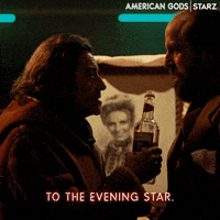 Ian Mcshane Starz GIF by American Gods