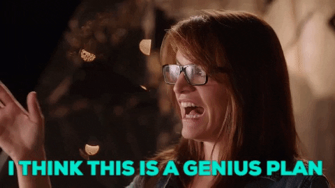 gif about genius plan