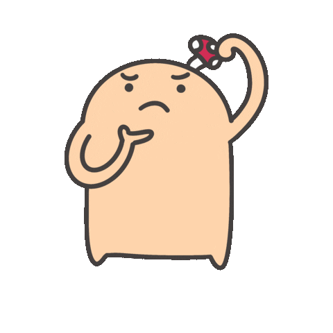 Confused Sticker