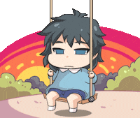 Sad Swing Sticker by Jin