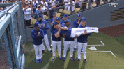 Los Angeles Dodgers Applause GIF by MLB