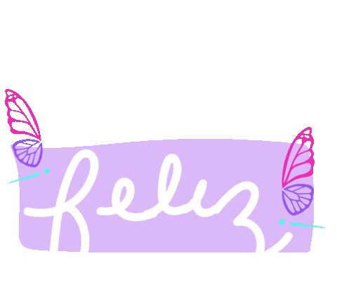 Happy Butterfly Sticker