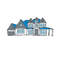 Heart House Sticker by Maya