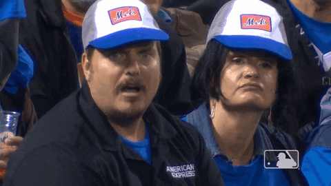 Oh My God Sport GIF by New York Mets