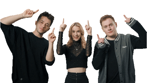 VIZEMUSIC giphyupload pointing click click here Sticker