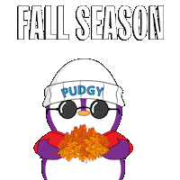 Happy Fall Season Sticker by Pudgy Penguins
