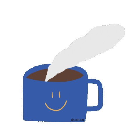 Happy Coffee Time Sticker