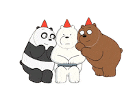 celebrate we bare bears Sticker by Cartoon Network Asia