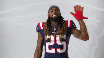 Brandon Bolden Hello GIF by New England Patriots