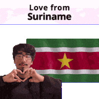 Sr Suriname Sticker