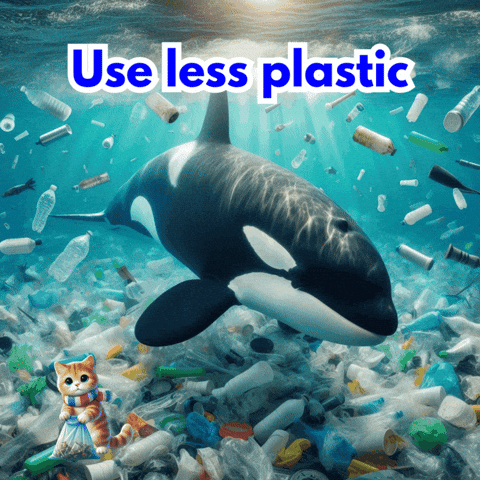 Natur-Clean-up giphyupload plastic orca plastik GIF