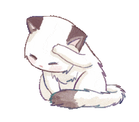 Cats Peach Sticker