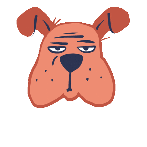 Dog What Sticker by Zaromatt