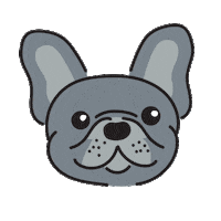 French Bulldog Sticker by Morty The Pug