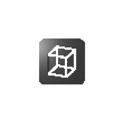 Cube Sticker by 水槽 / suisoh