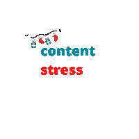 No Stress Sticker by Nicole Adelaars