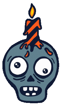 Trick Or Treat Halloween Sticker