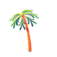 Palm Tree Festival Sticker by Baja Beach Fest