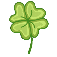 Four Leaf Good Luck Sticker
