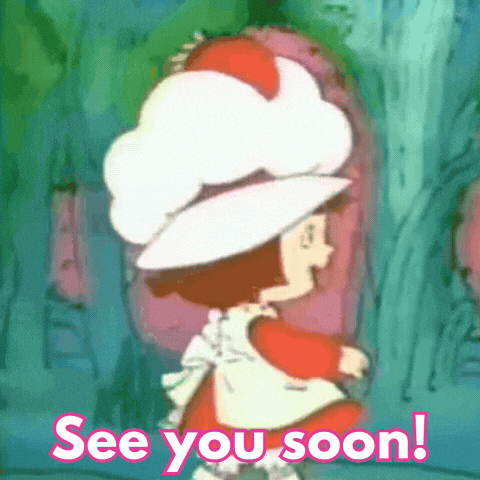 Bye Bye Goodbye GIF by Strawberry Shortcake