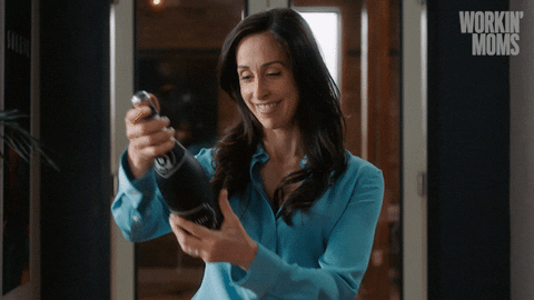 Happy Sparkling Wine GIF by CBC