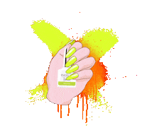 Neon Nailpolish Sticker by Indigo Nails