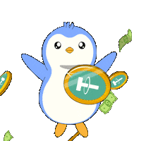 Money Crypto Sticker by Pudgy Penguins