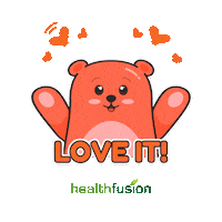 Vitamin C Love Sticker by Health Fusion