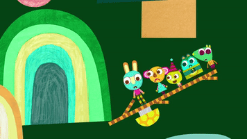 olobobtop happy fun animation tv GIF