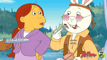 pbskids yummy cake yum dessert GIF